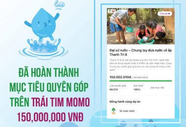 Completing the target bringing clean water to Thanh Tri B Hamlet