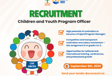 MSD RECRUITS CHILDREN AND YOUTH PROGRAM OFFICER