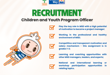 MSD RECRUITS CHILDREN AND YOUTH PROGRAM OFFICER