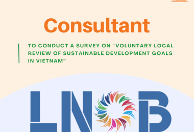 MSD Recruitment: Consultant to Conduct a Survey on “Voluntary Local Review of Sustainable Development Goals in Vietnam”, Focusing on Community-Generated Data (CGD) Sources  For the Project “Leave No-one Behind – CSO Engagement in SDG Monitoring Process”