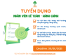 TUYỂN DỤNG VỊ TRÍ NHÂN VIÊN KẾ TOÁN – HÀNH CHÍNH