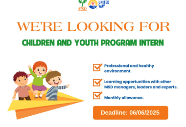 MSD RECRUITS CHILDREN AND YOUTH PROGRAM INTERN (CYPI)   