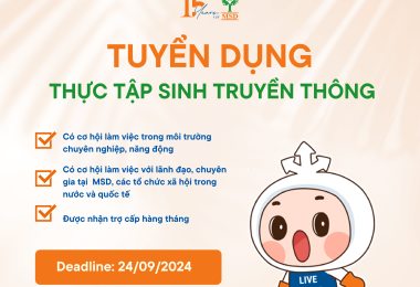 TUYỂN DỤNG THỰC TẬP SINH TRUYỀN THÔNG VÀ SỰ KIỆN