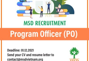 MSD Recruitment: Program Officer (PO)